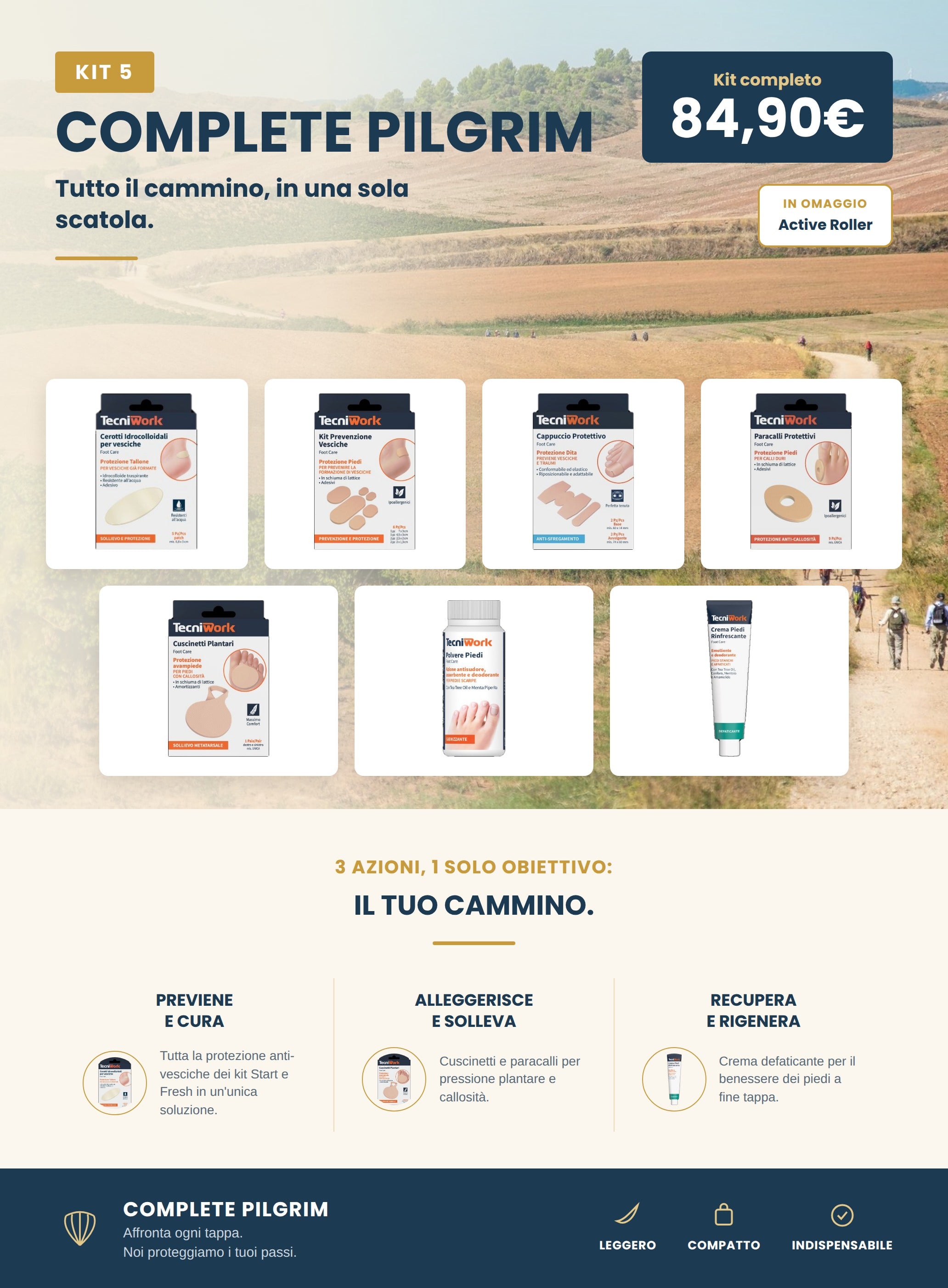 Complete Pilgrim Kit – Il kit completo per il Cammino